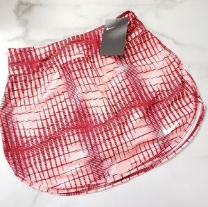 Nike Womens Printed Court Pure Tennis Skirt Skort Size XS Maroon Red